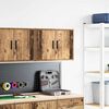 vidaXL Garage Wall Cabinet Old Wood Engineered Wood