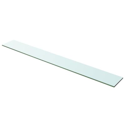 vidaXL Shelf Panel Glass Clear 100x12 cm
