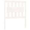 vidaXL Bed Headboard White 80.5x4x100 cm Solid Wood Pine