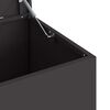 vidaXL Outdoor Storage Box Black 100 x 50.5 x 50 cm Steel