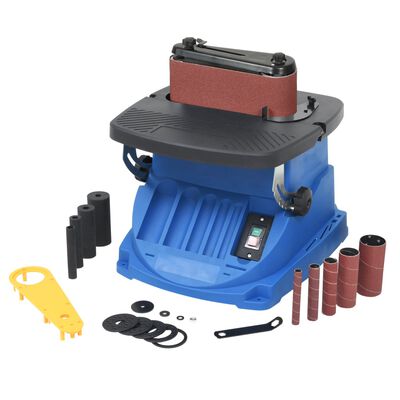 vidaXL Oscillating Spindle & Belt Sander 450 W Blue
