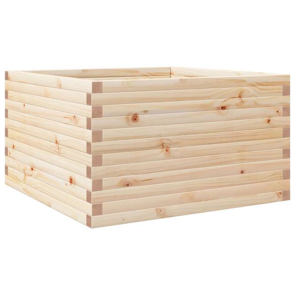 vidaXL Garden Planter 80x80x46 cm Solid Wood Pine