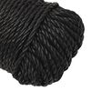 vidaXL Work Rope Black 6 mm 50 m Polypropylene