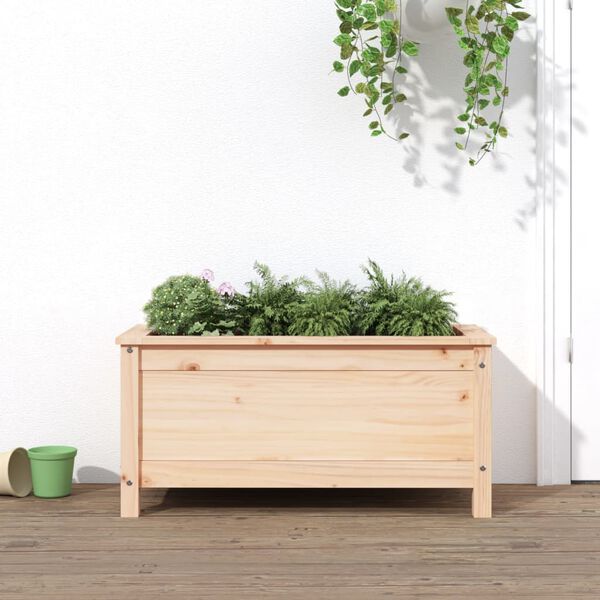 vidaXL Garden Planter 82.5x40x39 cm Solid Wood Pine