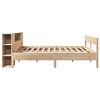 vidaXL Bookcase Bed without Mattress 180x200 cm Super King Solid Wood Pine