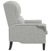 vidaXL Armchair Light grey 76 x 94 x 102 cm Microfibre