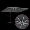 vidaXL Cantilever Roma Parasol Anthracite and Black 352 x 251 x 265 cm