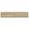 vidaXL Bed Drawers Sonoma Oak 100 x 36.5 x 16.5 cm Engineered Wood