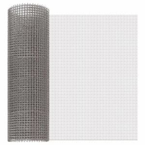 vidaXL Mesh Screen 40 x 500 cm 3 Mesh Stainless Steel 201 Silver