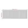vidaXL Rug Rectangular Light Natural100x300 cm Bamboo