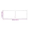 vidaXL Clear Tarpaulin with Eyelets 1x3 m PVC