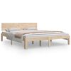 vidaXL Bed Frame without Mattress Solid Wood Pine 160x200cm