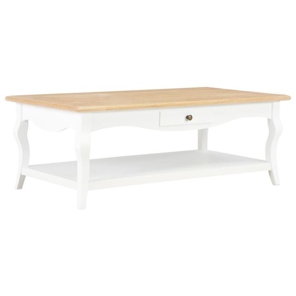 vidaXL Coffee Table White 110x60x40 cm MDF