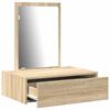 vidaXL Dressing Table Brown 60 x 40 x 70 cm Engineered Wood
