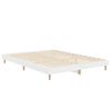 vidaXL Bed Frame without Mattress White 135x190 cm Double Engineered Wood