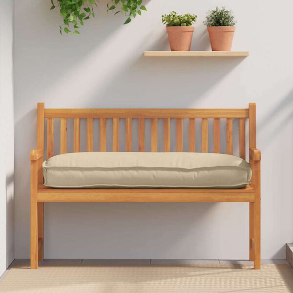 vidaXL Pallet Cushion for suitable for Seat / Backrest with Pillow Beige