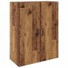 vidaXL Wall-Mounted Cabinet 2 pcs Old Wood 69.5 x 34 x 90 cm