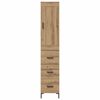vidaXL Highboard Artisan Oak 34.5 x 34 x 180 cm Engineered Wood
