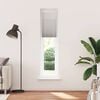 vidaXL Pleated Blind Light Grey 45x200 cm Fabric Width 44.4 cm Polyester