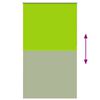 vidaXL Roller Blind Blackout Leaves Green 140x210 cm Fabric Width 136.6 cm Polyester