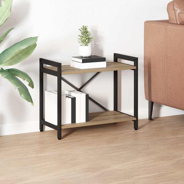 vidaXL Bookshelf Artisan Oak 60 x 30 x 50 cm Engineered Wood