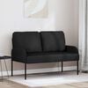 vidaXL Sofas with Cushion Black 115 x 56 x 80 cm Plywood