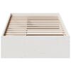 vidaXL Day Bed without Mattress White 90x190 cm Solid Wood Pine