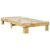 vidaXL Bed Frame without Mattress 90x190 cm Solid Wood Oak
