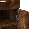 vidaXL Sideboard Smoked Oak 80x42.5x93 cm Engineered Wood