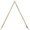 vidaXL Wedding Arch Light Brown 202 x 95 x 254 cm Solid Pine Wood