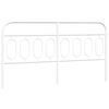 vidaXL Metal Replace Headboard White 160 cm