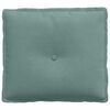 vidaXL Back Pillow Sea Green 50 x 45 cm Corduroy Fabric
