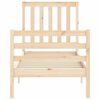 vidaXL Bed Frame without Mattress Small Single Solid Wood