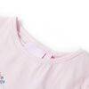 Kids' T-shirt with Cap Sleeves Soft Pink 128