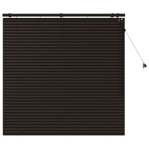 vidaXL Venetian Blind Dark Brown 130 x 130 cm 35 mm