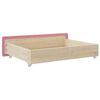 vidaXL Bed Drawers 2 pcs Pink Engineered Wood and Velvet