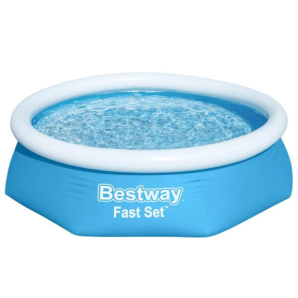 Bestway Fast Set Inflatable Swimming Pool Round 244x61 cm 57265