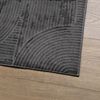 vidaXL Rug IZA Short Pile Scandinavian Look Anthracite 160x230 cm