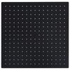 vidaXL Rain Shower Head Stainless Steel 40x40 cm Square Black