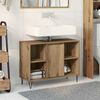 vidaXL Bathroom Cabinet Artisan Oak 80 x 33 x 60 cm Engineered Wood