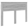 vidaXL Bed Frame Grey Sonoma 140 x 200 cm Solid Pine Wood