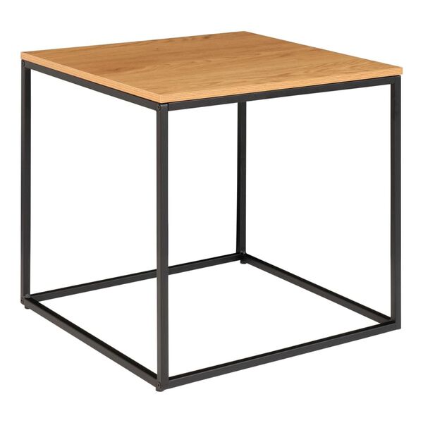 House Nordic Side Table Avery Oak and Black