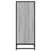 vidaXL Shoe Rack Grey Sonoma 48x38x97.5 cm Engineered Wood