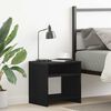 vidaXL Bedside Cabinet Black Oak 40x30x40 cm Engineered Wood