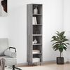 vidaXL Highboard Grey Sonoma 34.5x32.5x180 cm Engineered Wood
