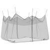 vidaXL Garden Mosquito Net 220 mesh Black 4 x 4 x 2.5 m Polyester