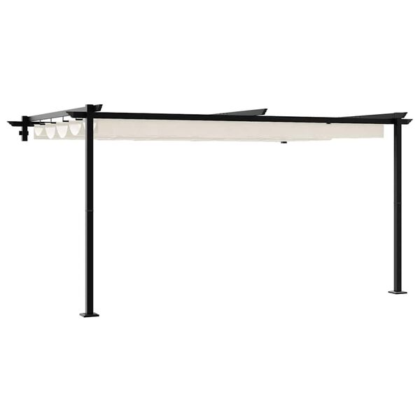 vidaXL Gazebo Cream 400 x 300 x 200 cm Polyester