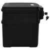 vidaXL Safe Box Black 44x37x34 cm
