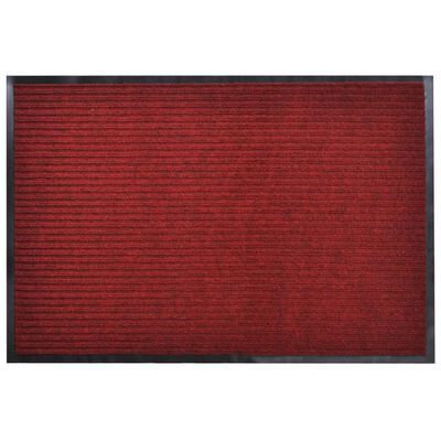 Red PVC Door Mat 90 x 60 cm