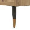 vidaXL Sideboard Artisan Oak 40 x 35 x 70 cm Engineered Wood and Iron